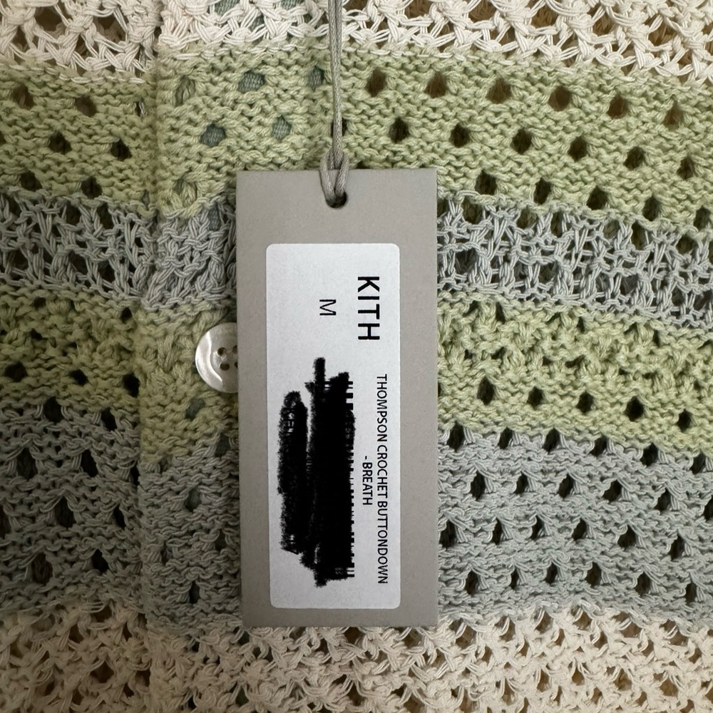 Kith Thompson Crochet Button Down Shirt - Breathe - Picture 5 of 5